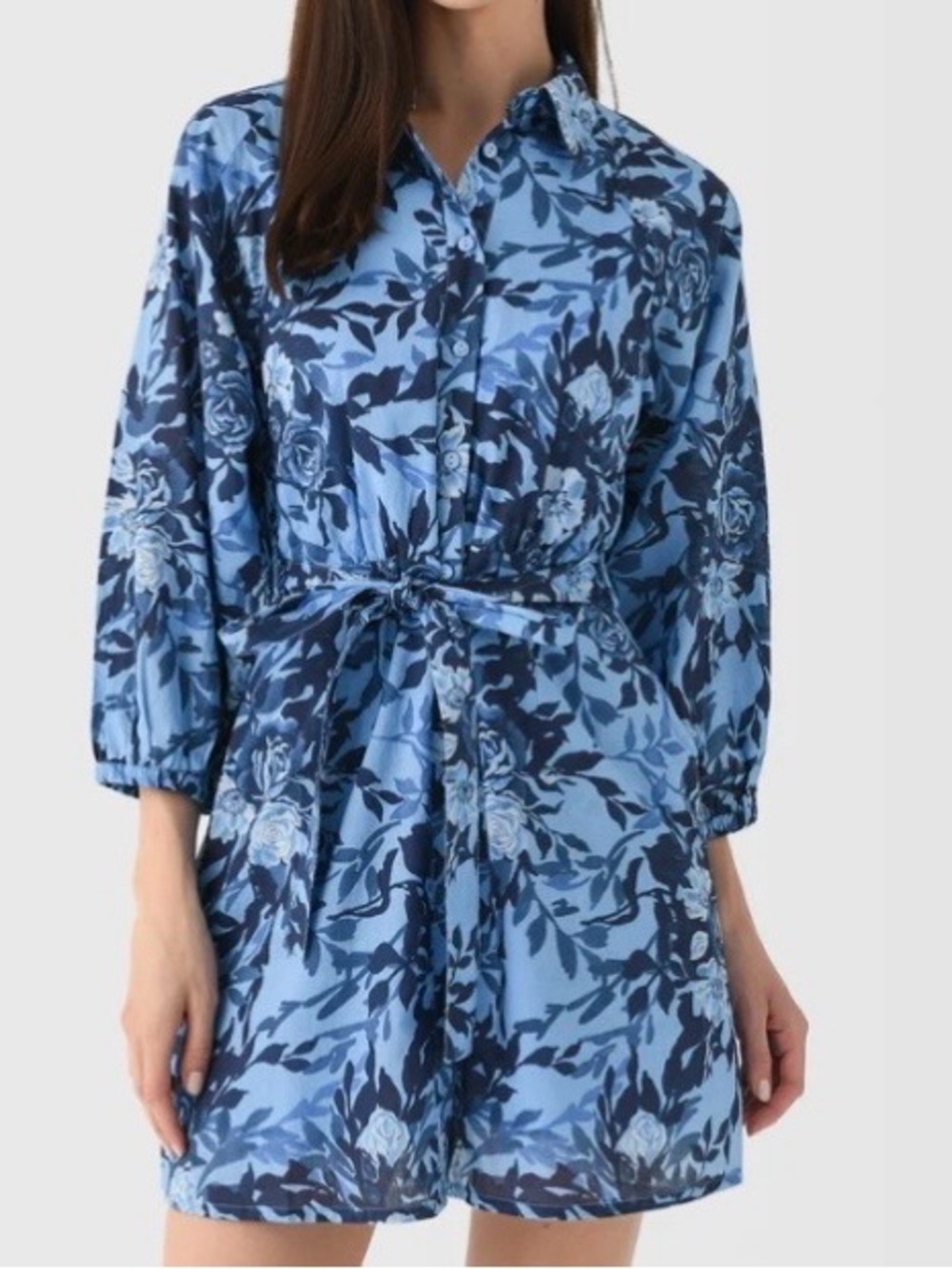 Banjanan Daisy Dress in Bibi Rose Clematis